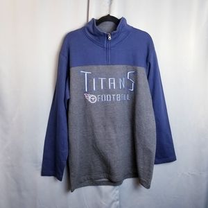 Tennessee Titans 1/4 zip up sweat shirt